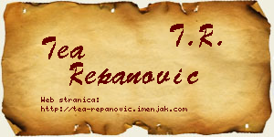 Tea Repanović vizit kartica